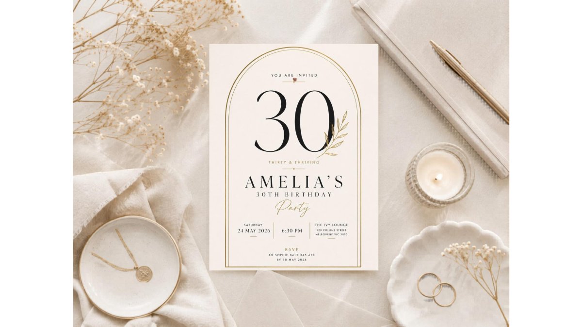 Elegant Milestone Birthday Invitation Ideas for 2026