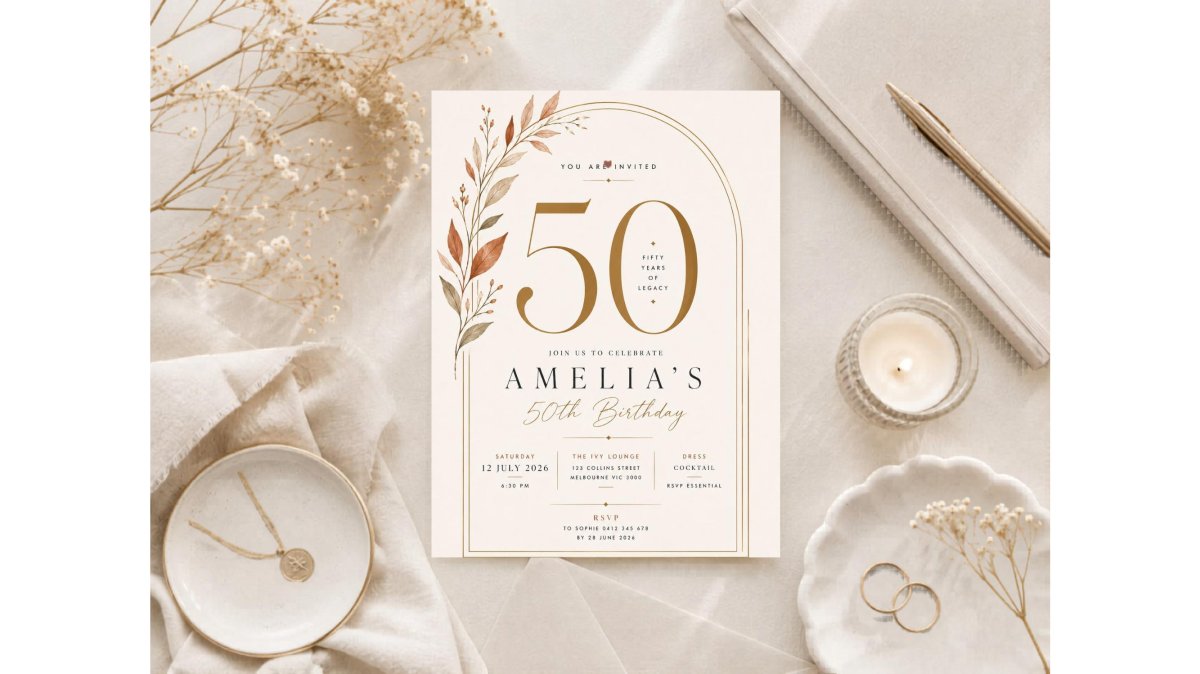 Why Choose Printable Invitations for Milestone Birthdays