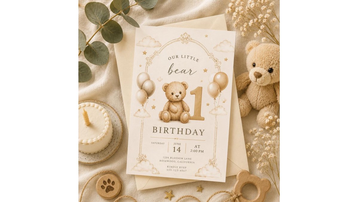 Printable First Birthday Invitation Templates for 2026