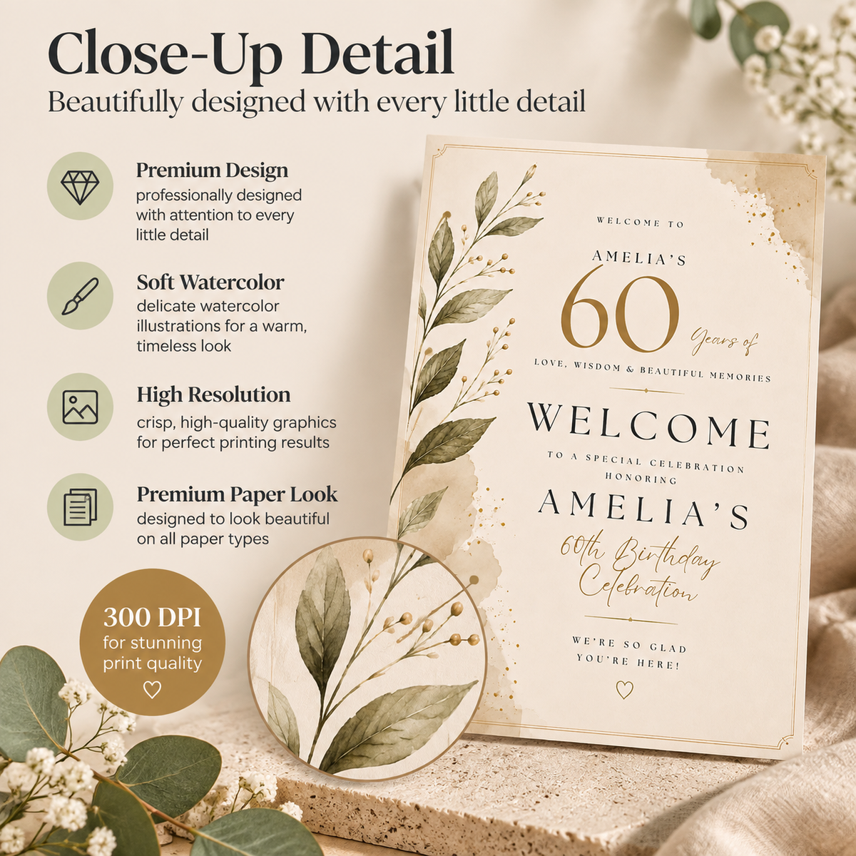 Welcome Sign Invitation