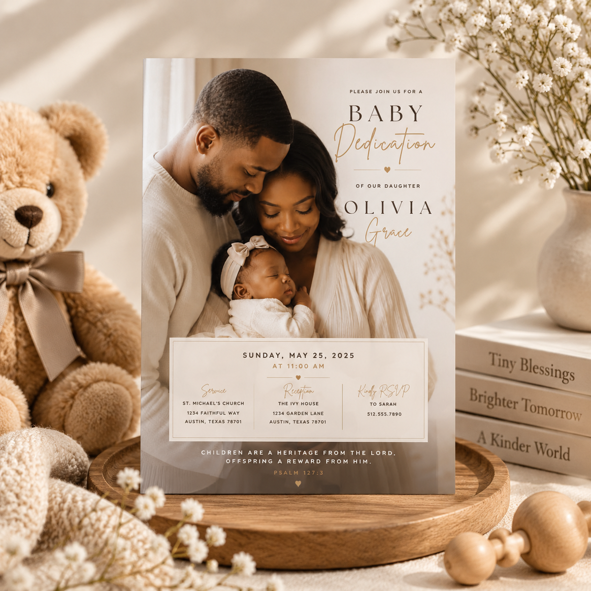 Baby Dedication Invitation