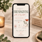 Friendsgiving Invitation - Sage Rust