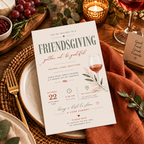 Friendsgiving Invitation - Sage Rust