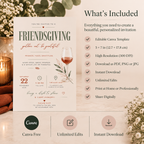 Friendsgiving Invitation - Sage Rust
