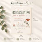 Friendsgiving Invitation - Sage Rust