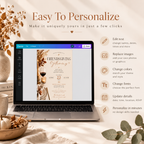 Easy to Personalize: Editing the Elegant Friendsgiving Invitation Beige & Rust in Canva