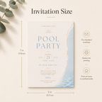 Pool Party Invitation Template