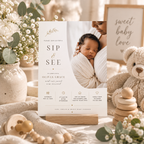 Sip and See Invitation Template
