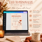 Thanksgiving Dinner Invitation - Cream & Rust