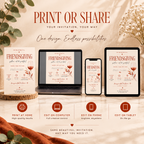 Thanksgiving Dinner Invitation - Cream & Rust