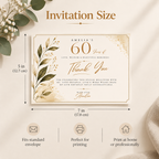 Thank You Card - Cream & Gold