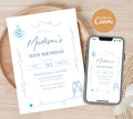 Whimsical Birthday Invitation Template – printable template preview 1