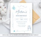 Whimsical Birthday Invitation Template – printable template preview 2