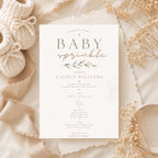 Minimal Neutral Baby Sprinkle preview 3