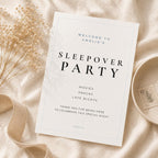 Sleepover Welcome Sign preview 3