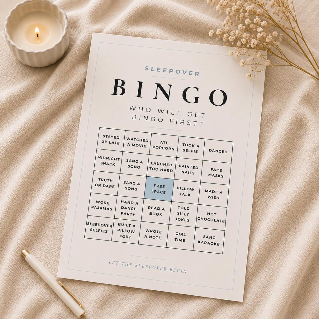Sleepover Bingo Game preview 3