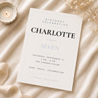 Modern Kids Birthday Invitation preview 3