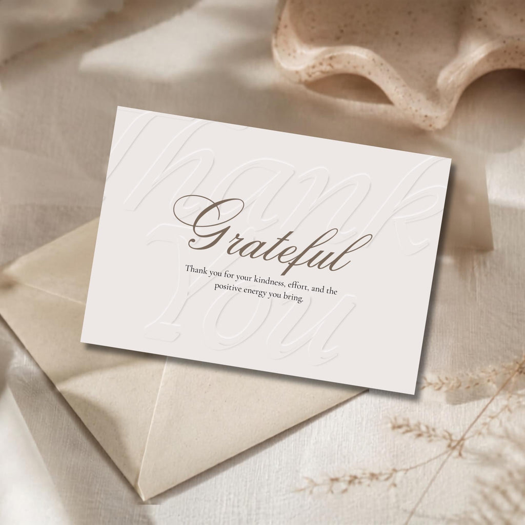 Elegant Luxury Thank You Card Template preview 1