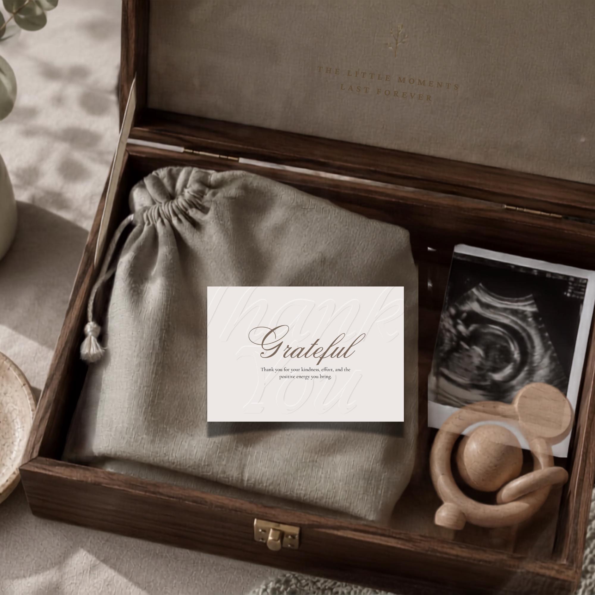 Elegant Luxury Thank You Card Template preview 2