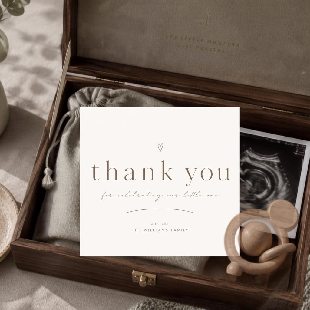 Modern Classy Thank You Card Template preview 4