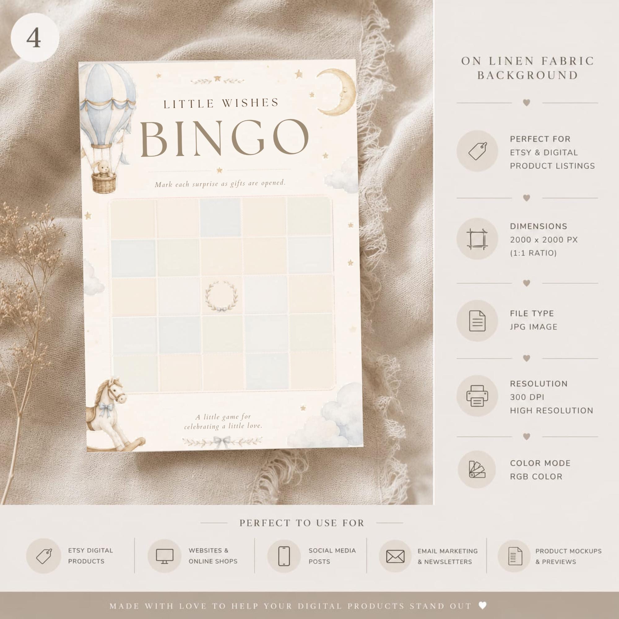 Baby Bingo Game Printable preview 6