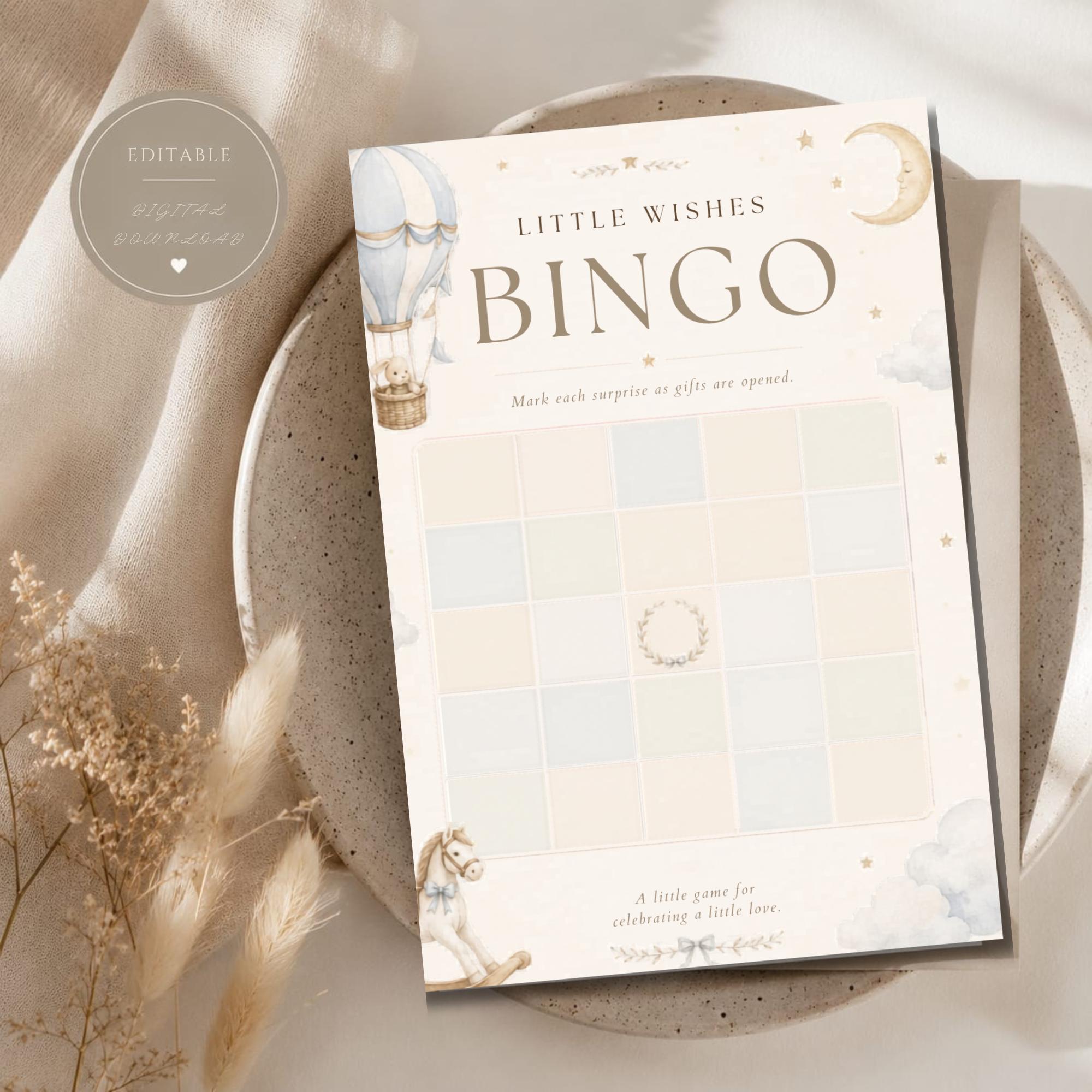 Baby Bingo Game Printable preview 2