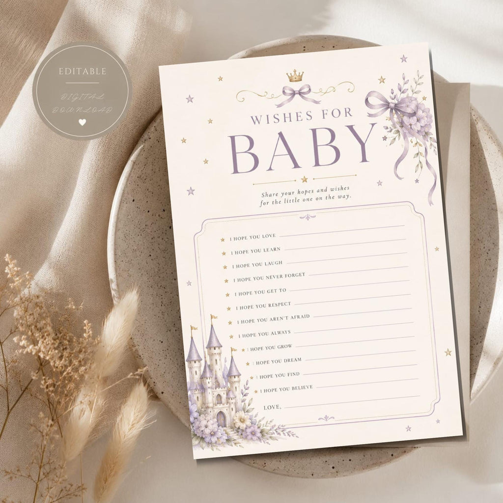 Best Wishes for Baby Card Template preview 1