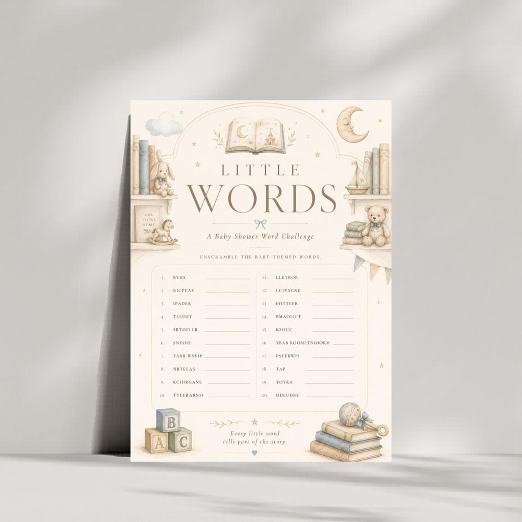 Baby Word Scramble Game preview 6