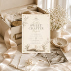 A Sweet New Chapter Has Begun Invitation preview 1