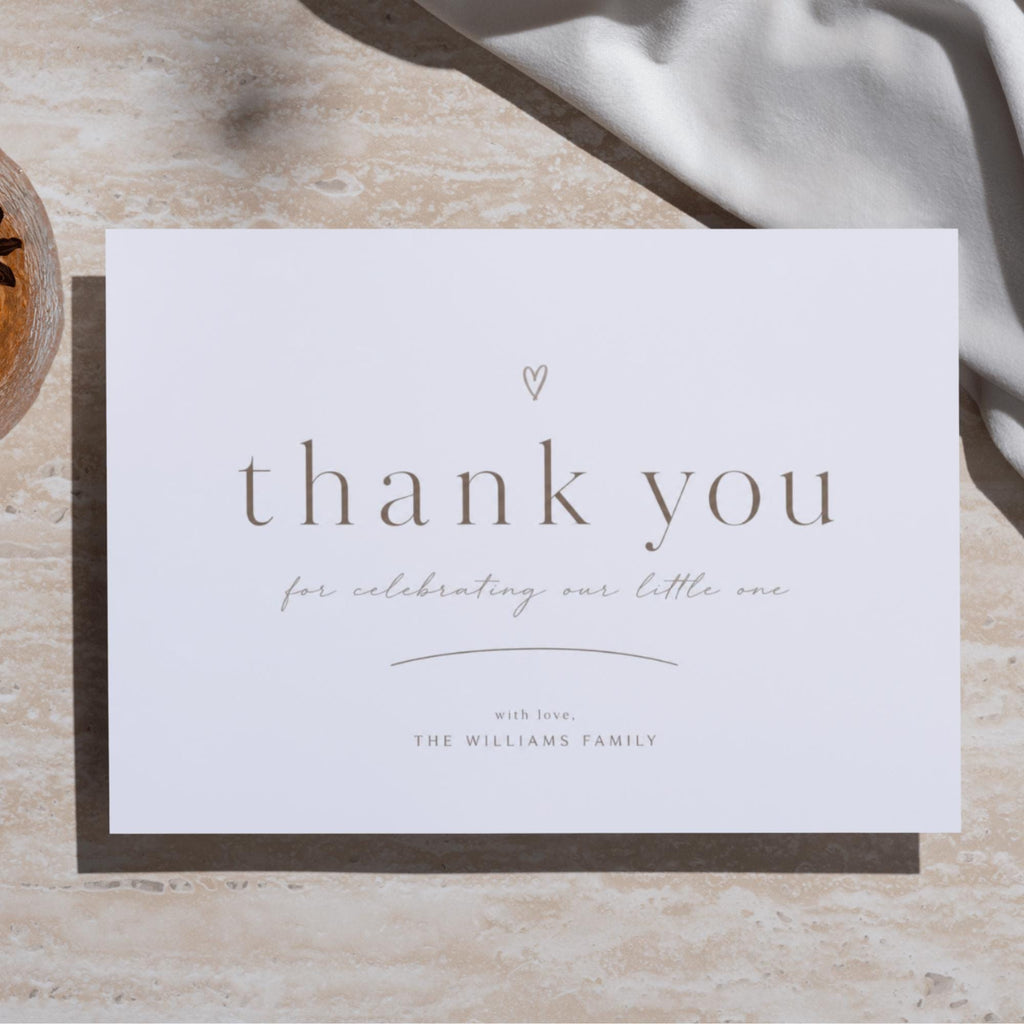 Modern Classy Thank You Card Template preview 5