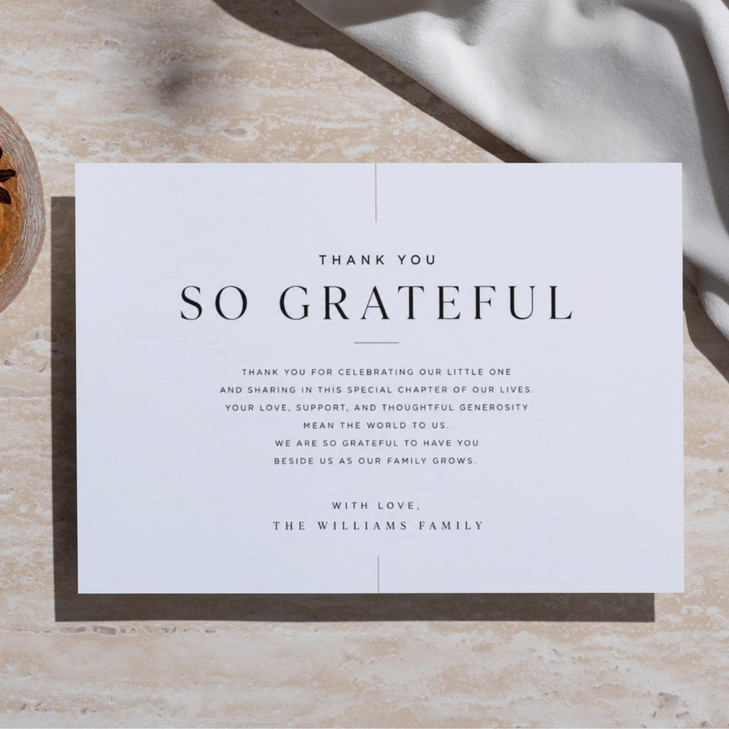 Heartfelt Thank You Card Template preview 5
