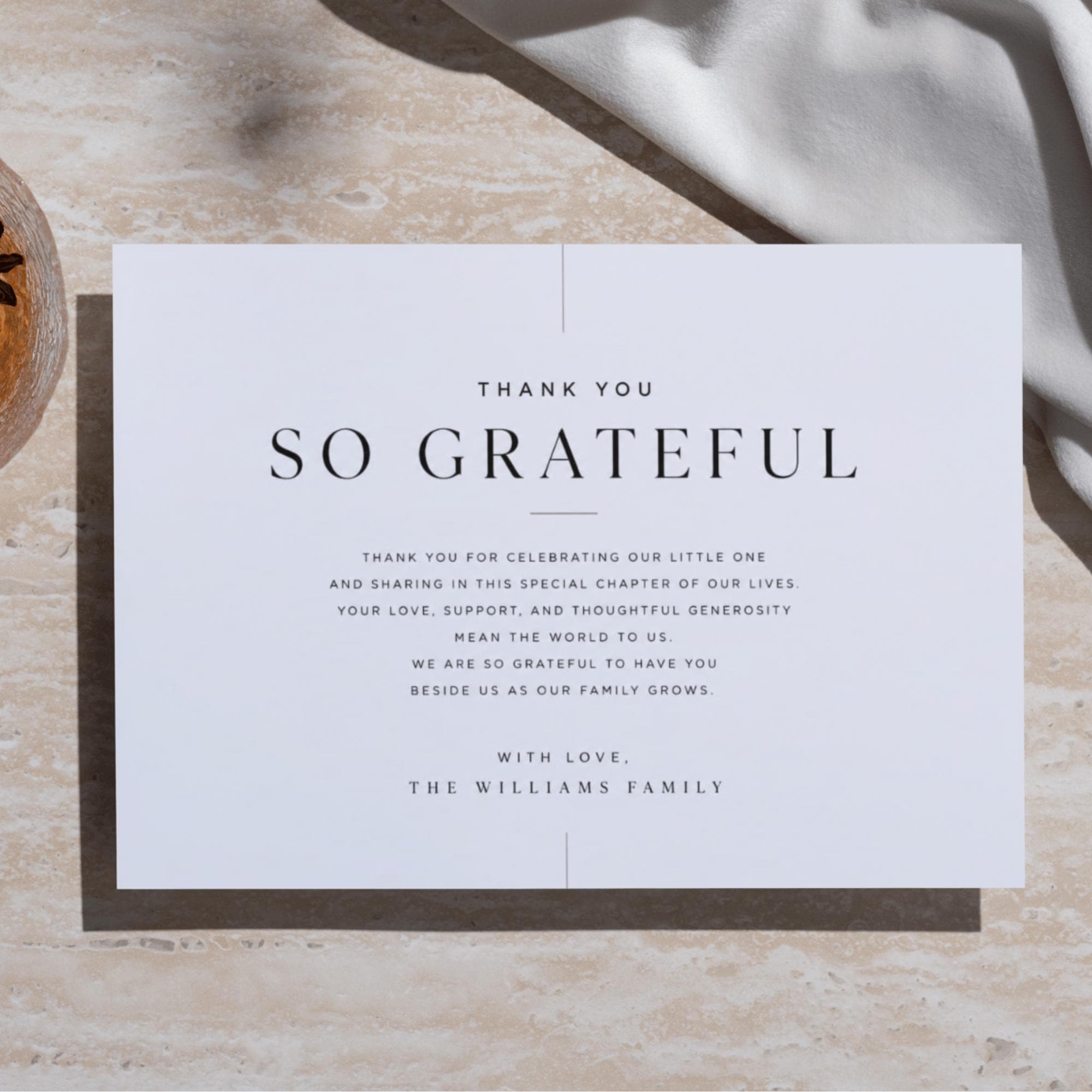 Heartfelt Thank You Card Template preview 5