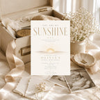 You Are My Sunshine Birthday Invitation preview 4