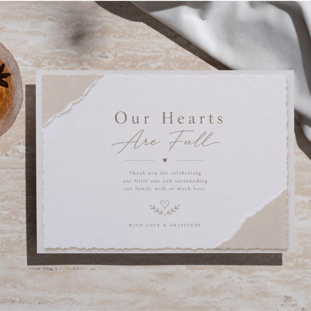 Luxury Baby Thank You Card Template preview 3