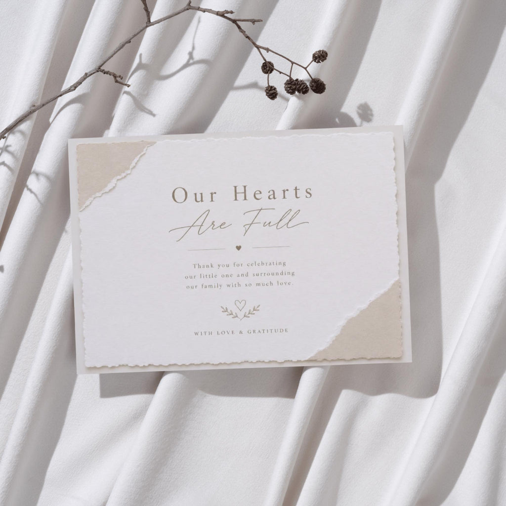 Luxury Baby Thank You Card Template preview 4