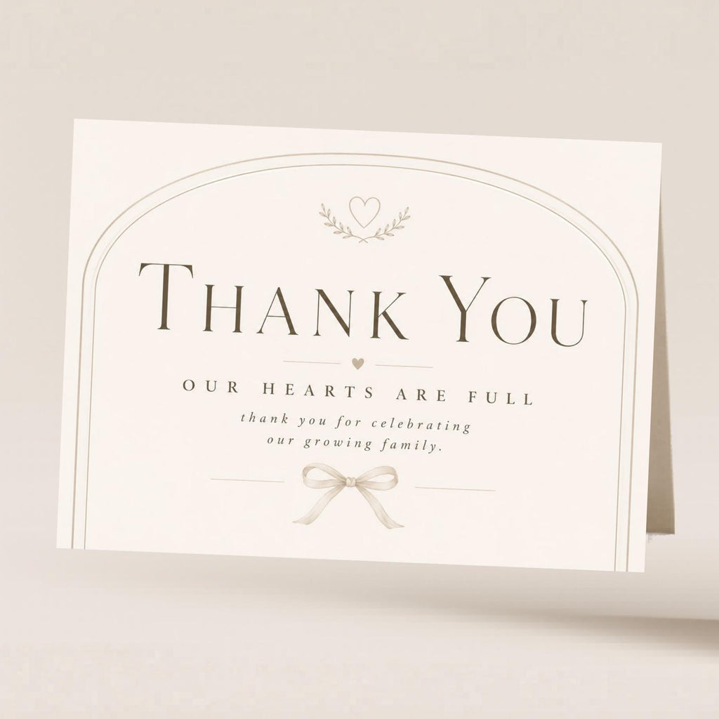 Cute Kids Thank You Card Template preview 1