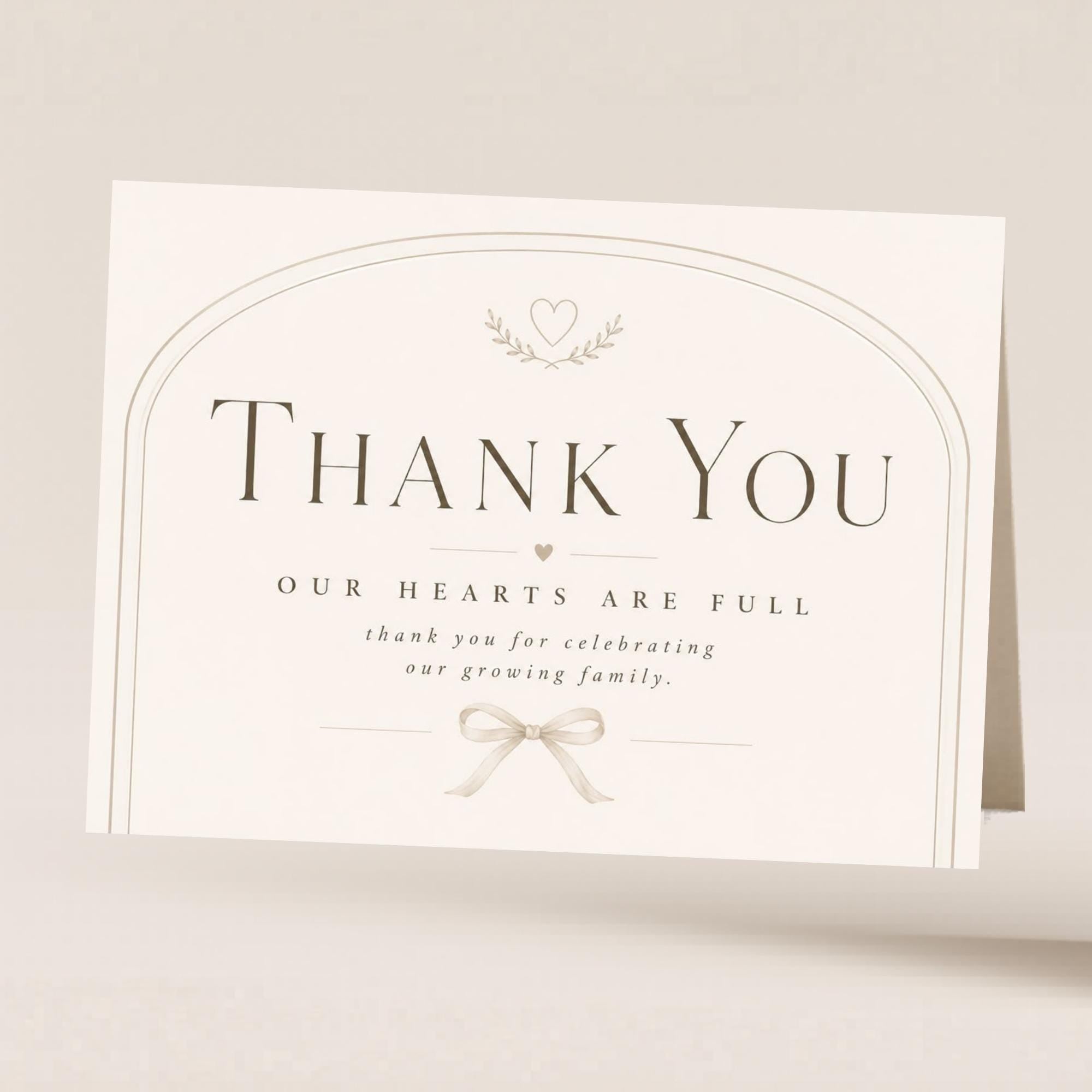 Cute Kids Thank You Card Template preview 1