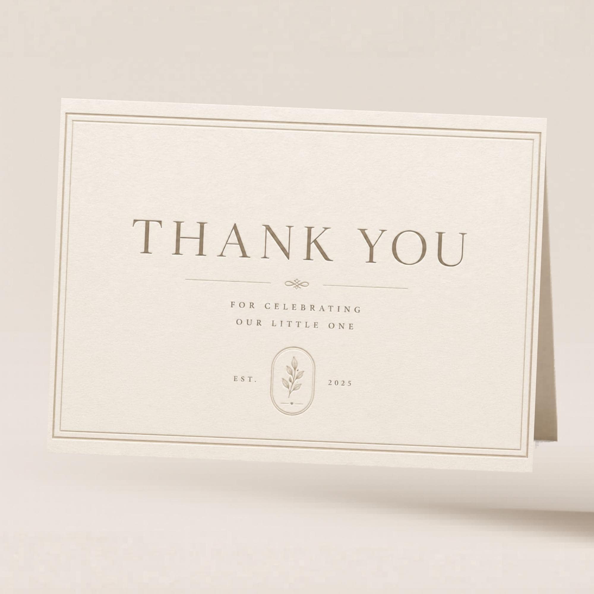 Modern Thank You Card Template preview 1