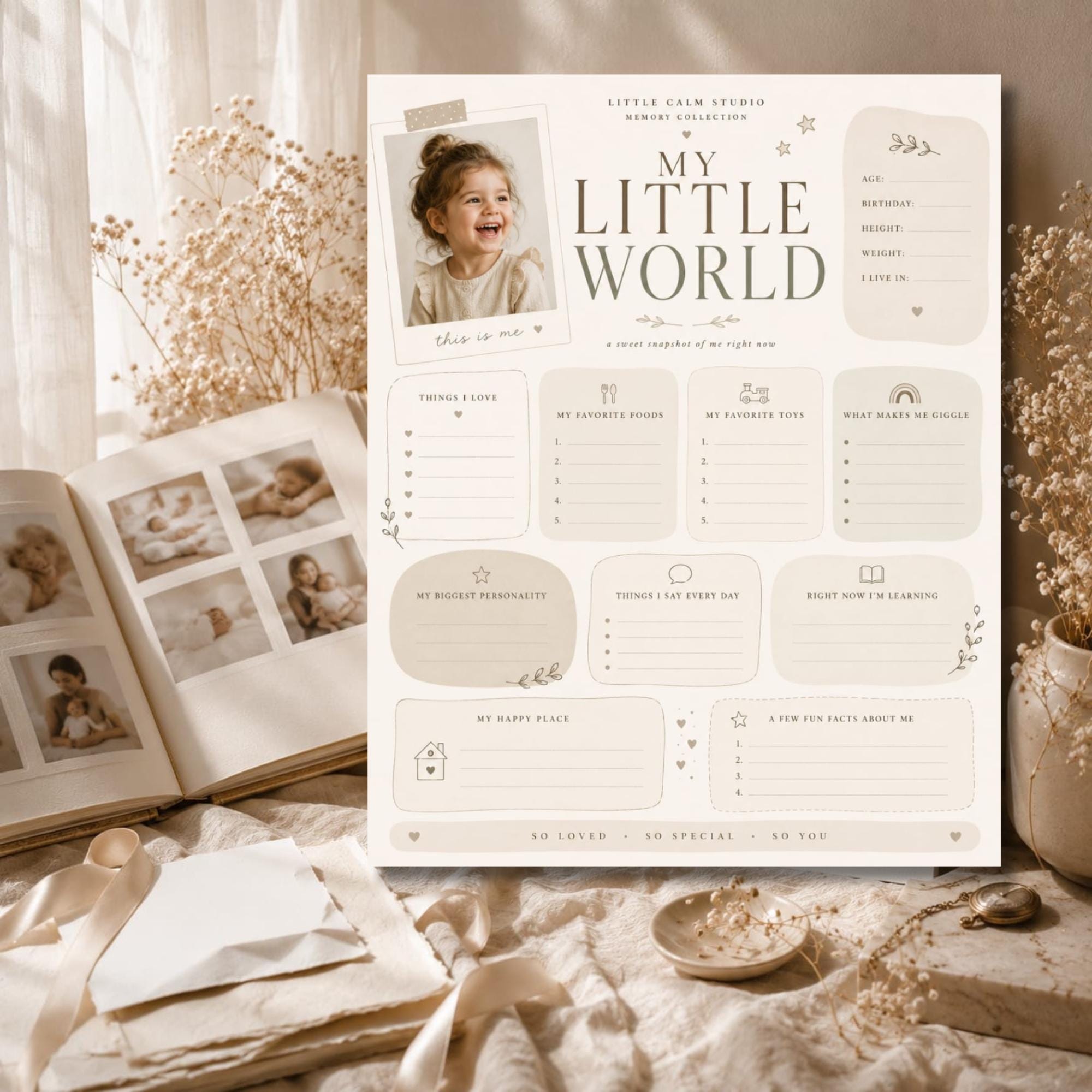 My Little World Milestone Board preview 4