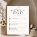 Who Knows Mommy Best Baby Sprinkle Sign preview 1