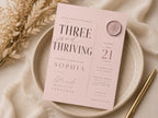 Dusty Rose Birthday Invitation Template preview 6