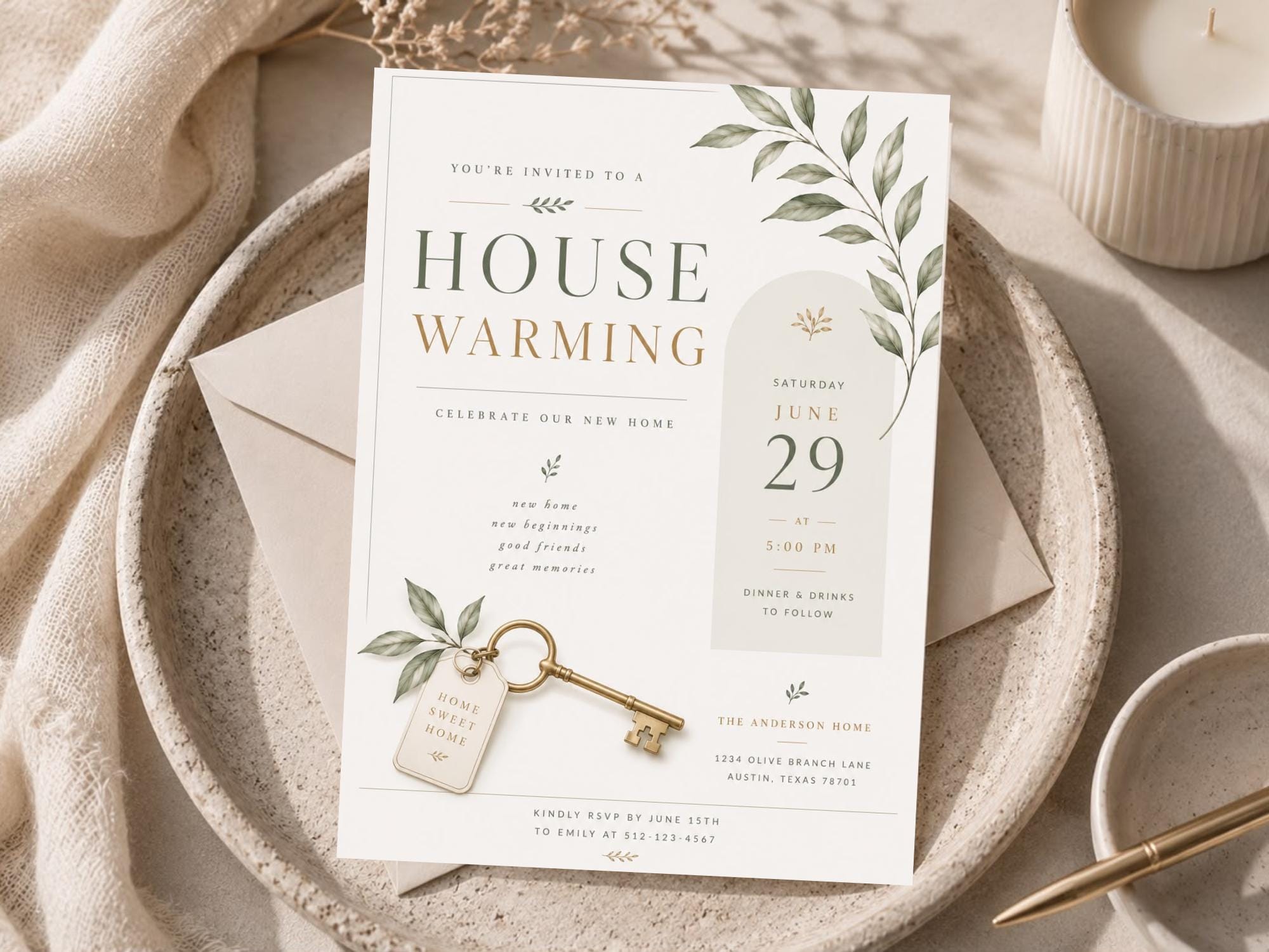 Housewarming Invitation Template preview 3