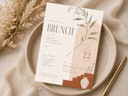 Dusty Rose Brunch Invitation Template preview 5