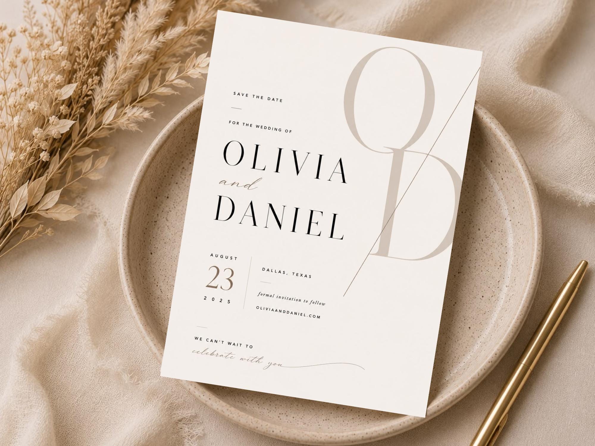 Save The Date Template preview 5