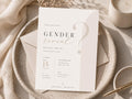 Gender Reveal Invitation Template preview 1