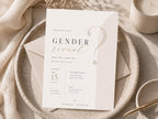 Gender Reveal Invitation Template preview 1