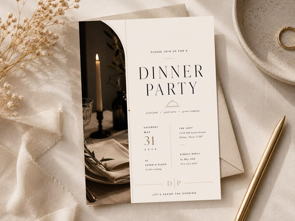 Dinner Party Invitation Template preview 5