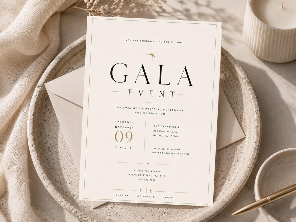 Gala Event Invitation Template preview 2