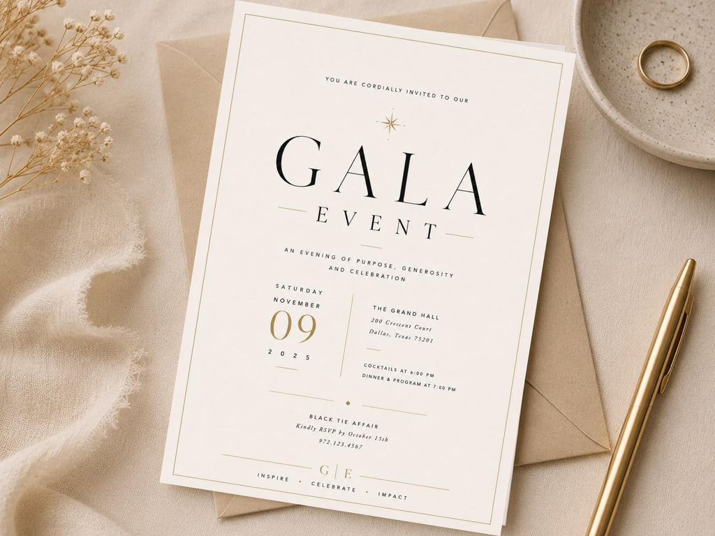 Gala Event Invitation Template preview 4