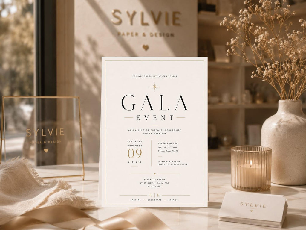 Gala Event Invitation Template preview 1